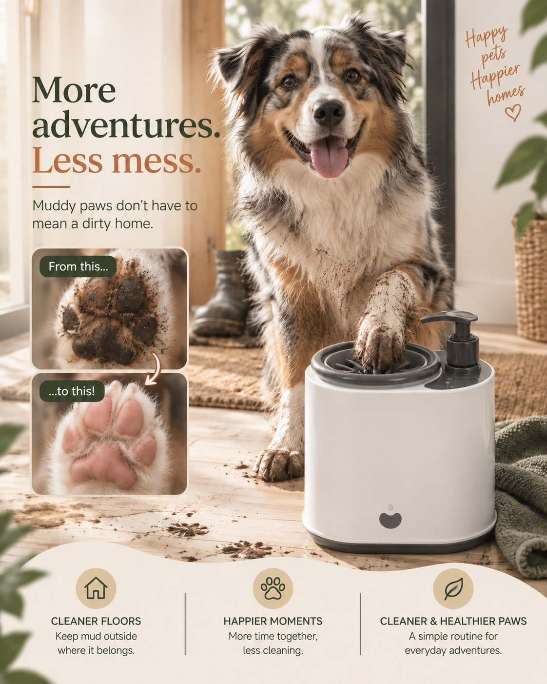 Wayloa Electric Dog Paw Cleaner