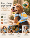 Wayloa 3-in-1 Dog Backpack Harness & Lead Set
