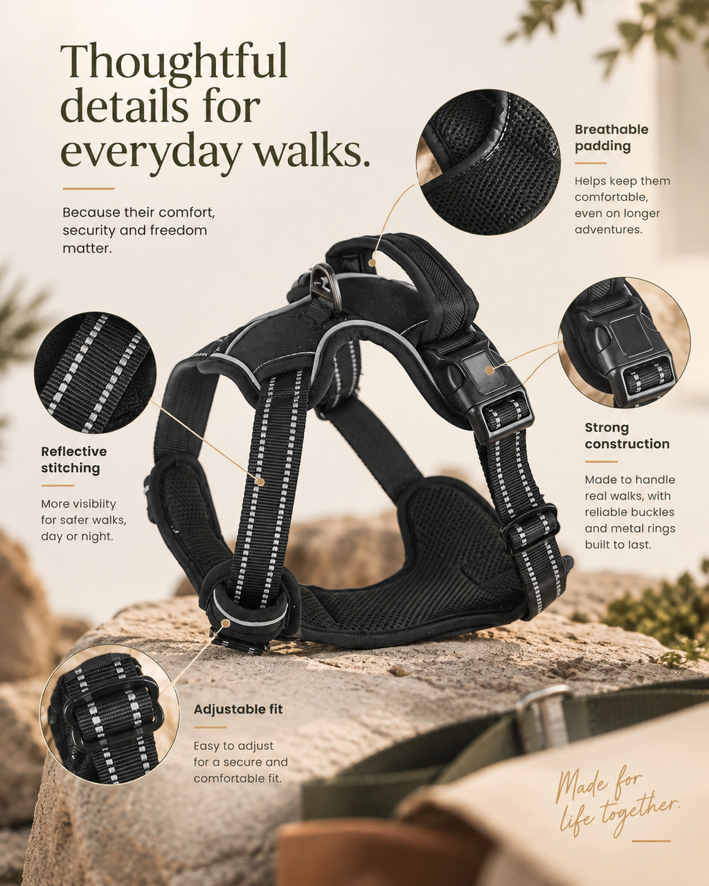 Wayloa Anti-Pull Dog Harness