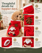 Wayloa Christmas Dog Jumper