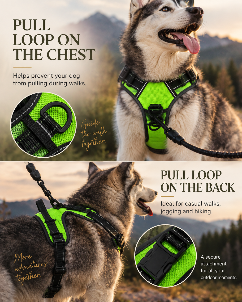 Wayloa LED Dog Harness