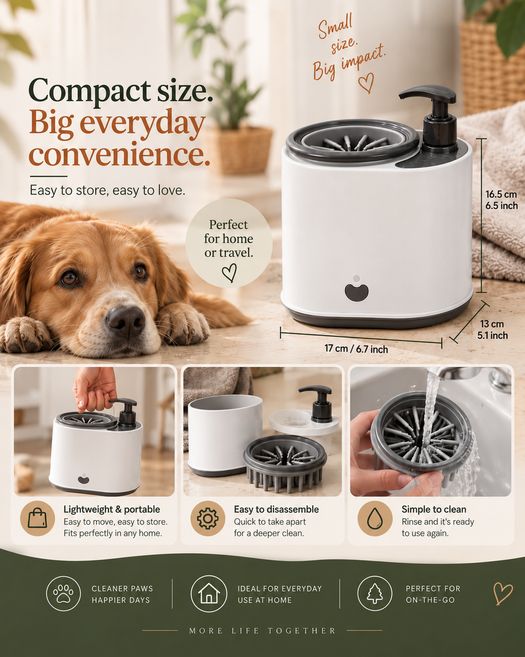 Wayloa Electric Dog Paw Cleaner