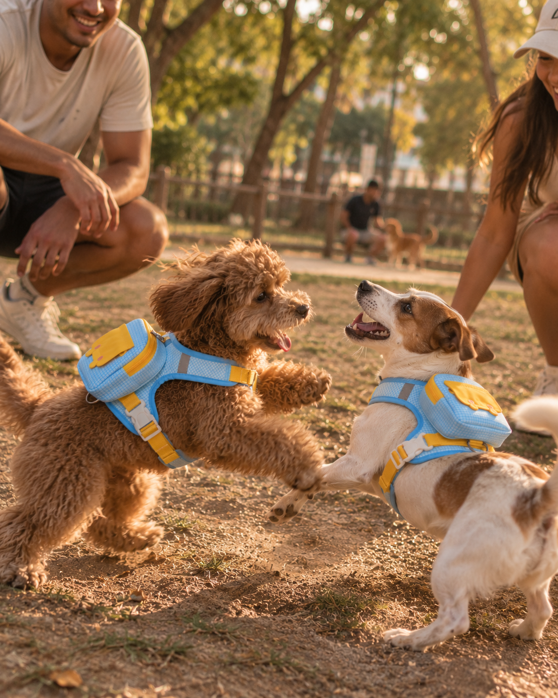 Wayloa 3-in-1 Dog Backpack Harness & Lead Set